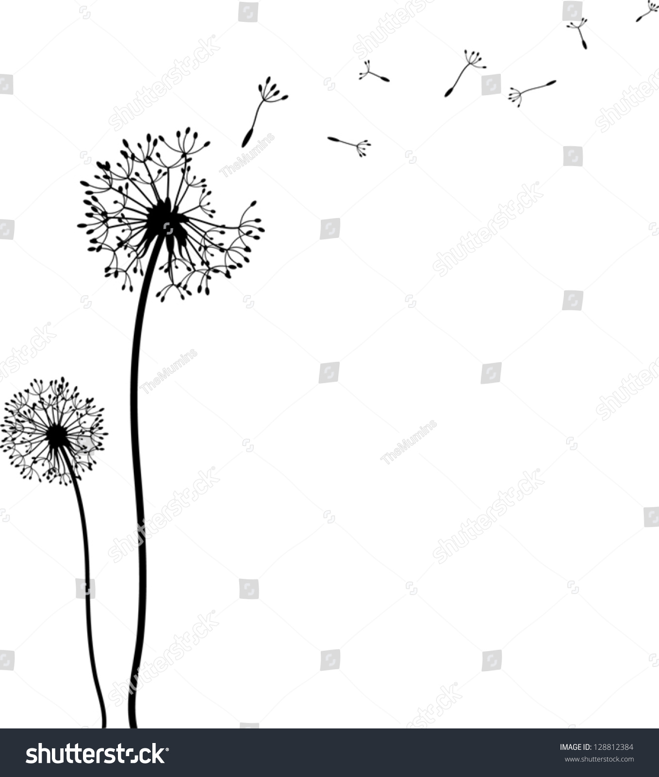 1358x1600 Dandelion Clipart Blowing Many Interesting Cliparts