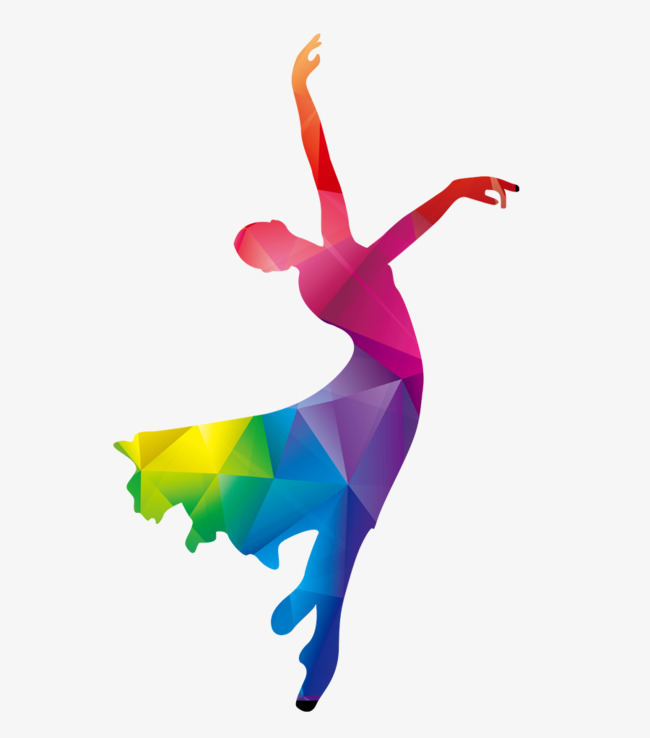 650x738 Girl Dancing Silhouette, Dancing Silhouette, Color Girl Silhouette