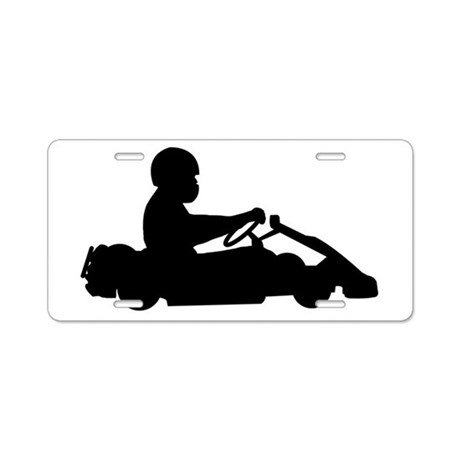 460x460 Go Kart Racing Aluminum License Plates