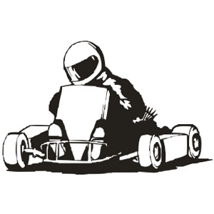 Silhouette Go Karts at GetDrawings | Free download