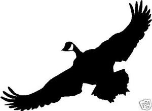 300x218 Goose Flying Silhouette Hunting Decal 7 X 5 Ebay