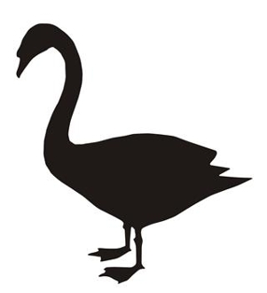 301x330 Goose Silhouette Decal Sticker