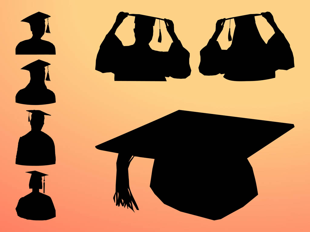 1024x765 Graduation Silhouette Graphics Vector Art Amp Graphics