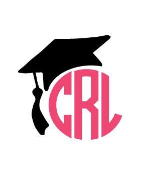 287x349 Graduation Monogram. Silhouette Tutorials Amp Crafts