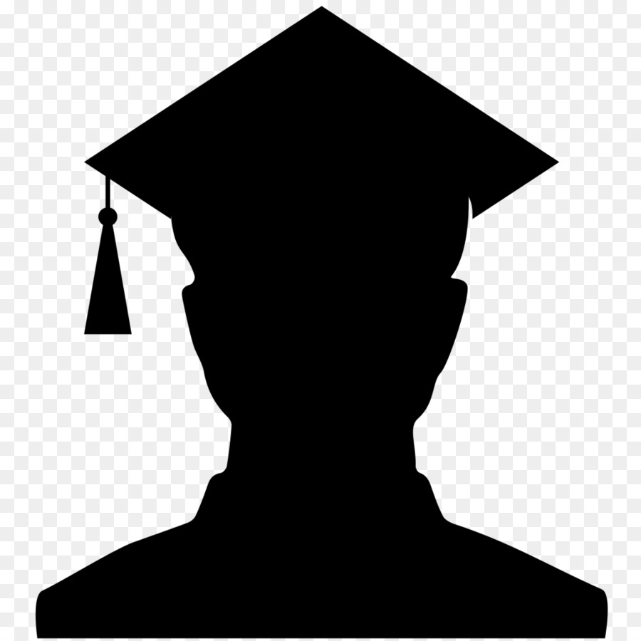 900x900 Graduation Ceremony Square Academic Cap Silhouette Graduate