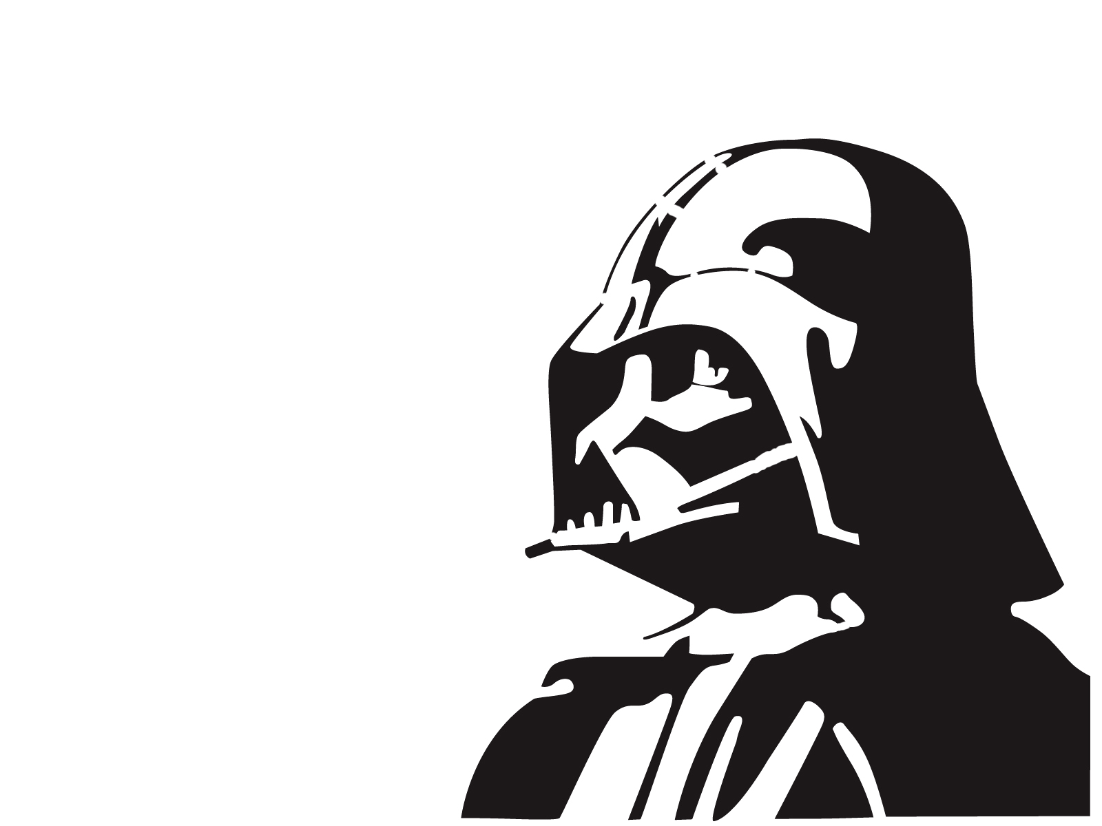 1600x1200 Darth Vader By ~graffitiwatcher On Silouettes