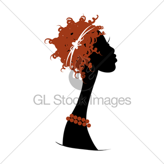 325x325 Female Head Silhouette For Your Design Gl Stock Images