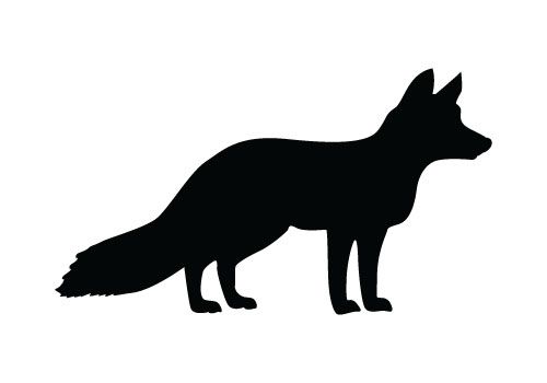 500x350 Fox Vector Graphics Dree Download Fox Silhouette Diycrafts