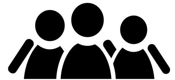 600x275 Silhouette People Group Clipart