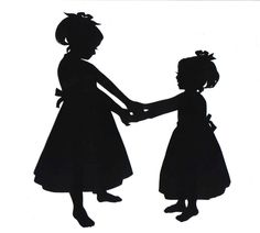 236x212 Silhouette Of Two Kids Holding Hands