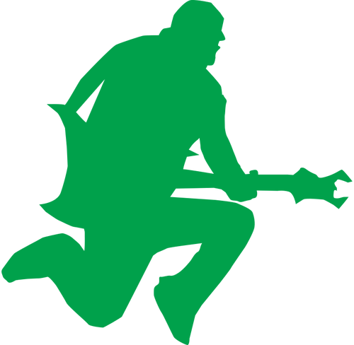 Silhouette Guitarist