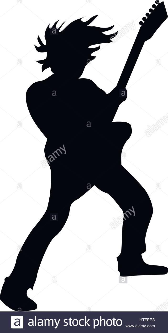 704x1390 Guy Playing Guitar Stock Vector Images