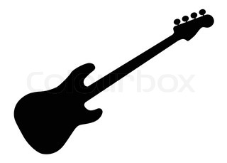 320x229 Vector Guitarist Silhouette Stock Vector Colourbox