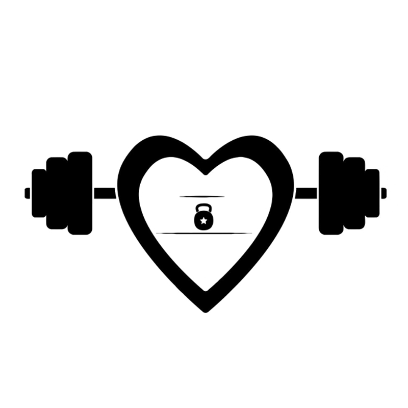 800x800 14.6cm7.2cm Interesting Gym Dumbbells Sport Silhouette Car