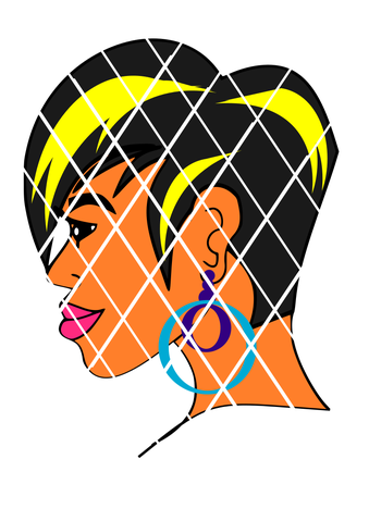 339x479 Short Cut Hair Svg, Lady Svg, Girl Hair Svg Cutting File