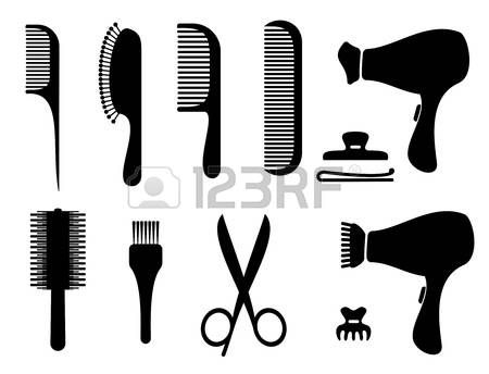 450x344 Hair Salon Silhouette Icons Photo