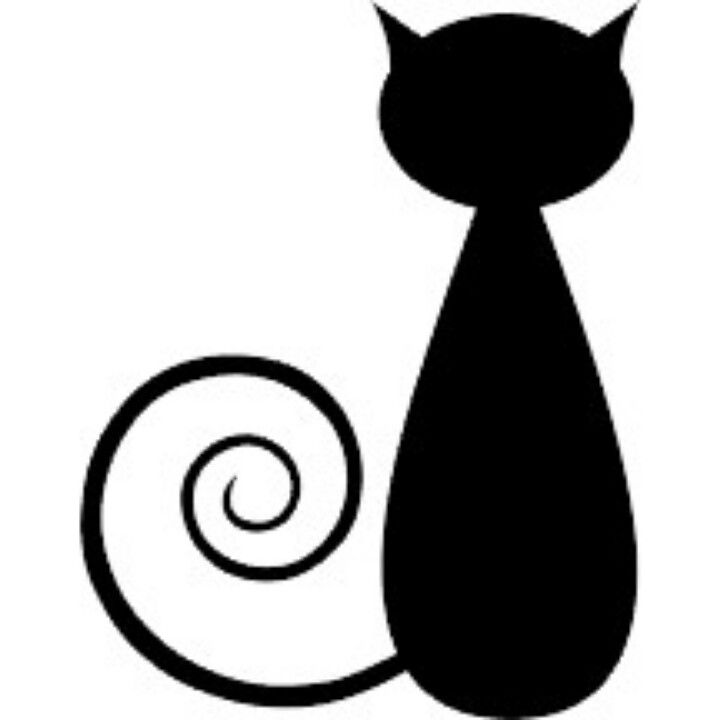 720x720 Free Silhouettes Cats, Hanslodge Clip Art Collection