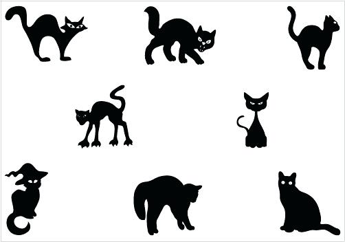 502x352 Tail Clipart Halloween Cat'77075