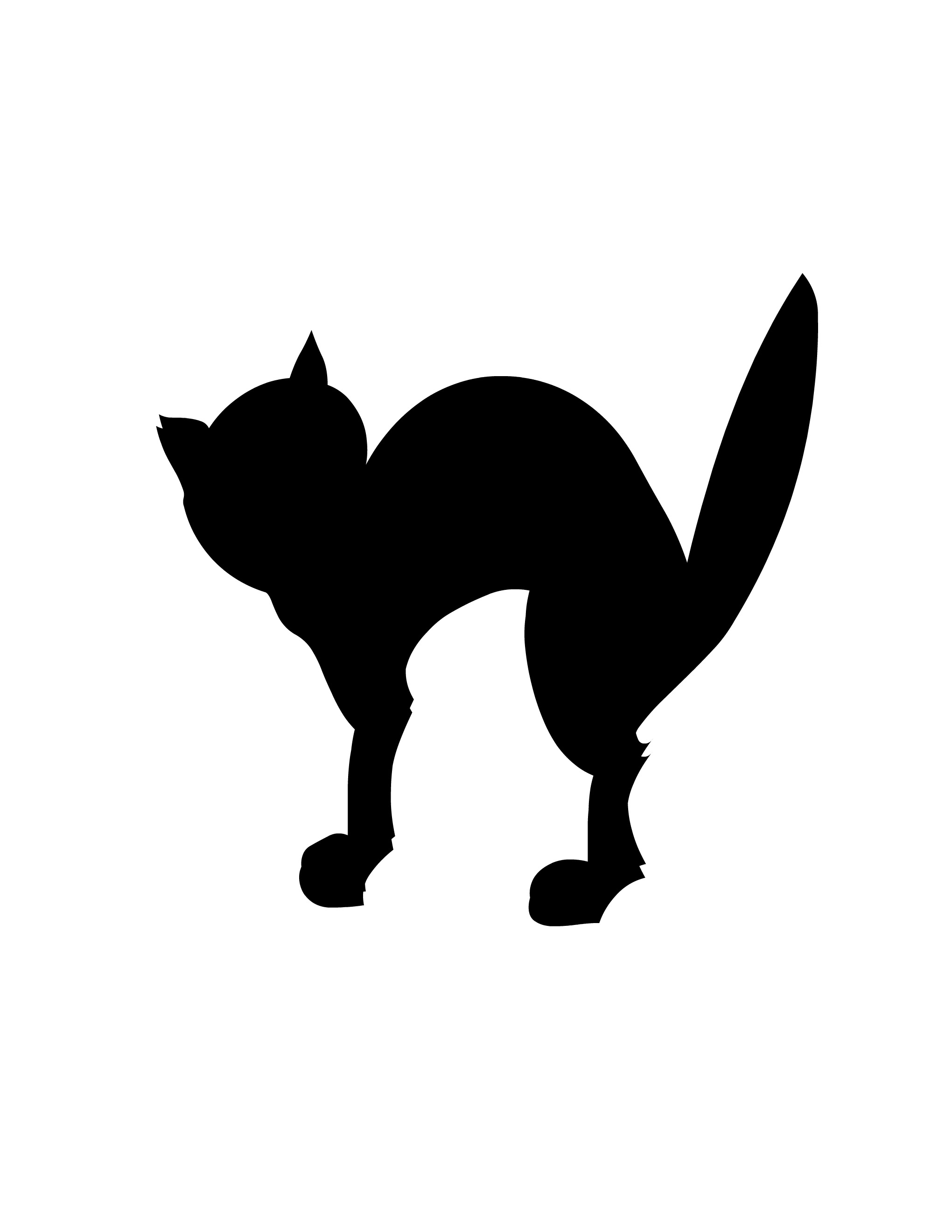 2040x2640 Halloween Silhouettes