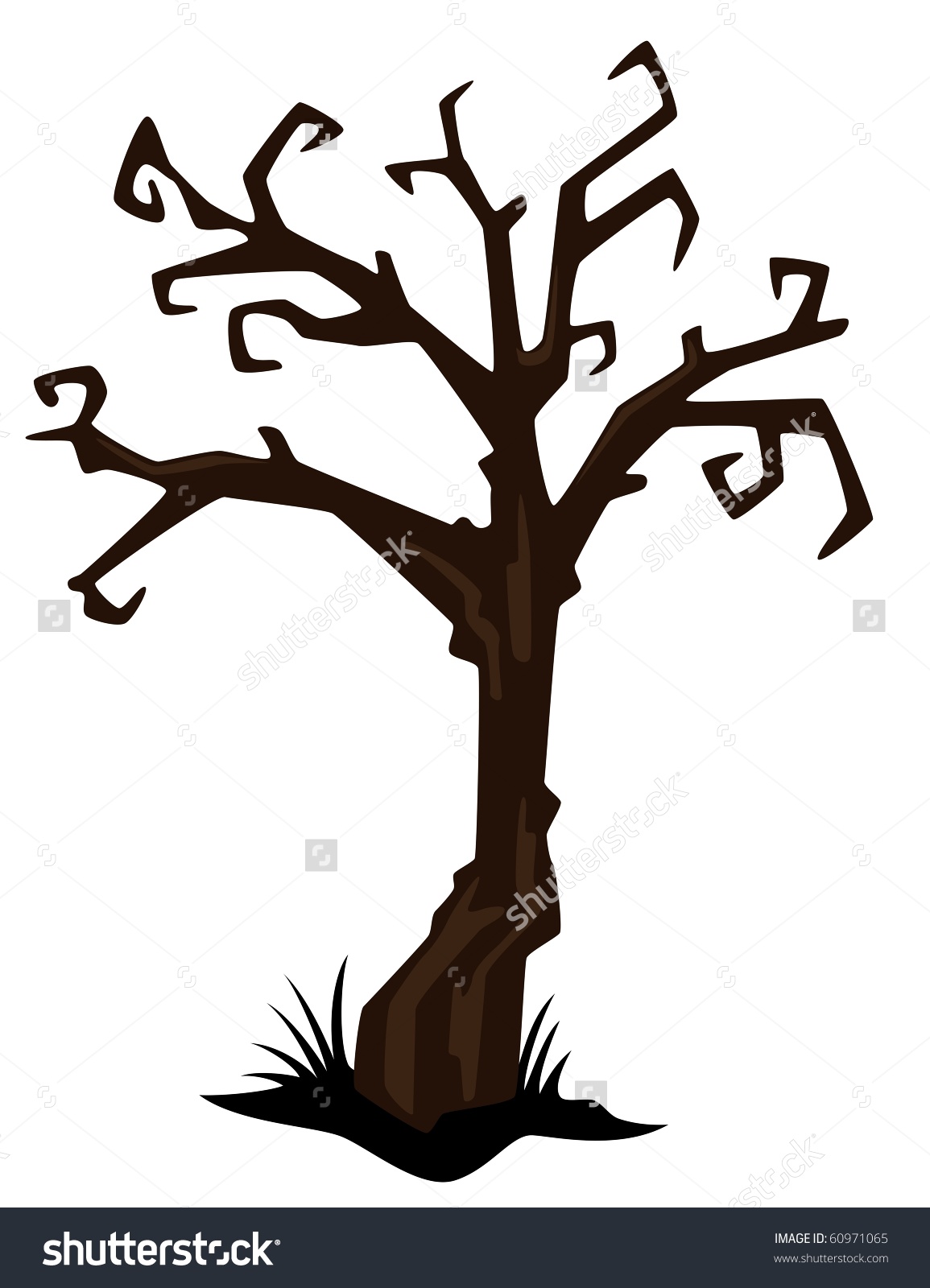 Silhouette Halloween Tree at GetDrawings | Free download