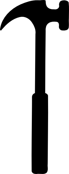 234x588 Straight Hammer Clip Art