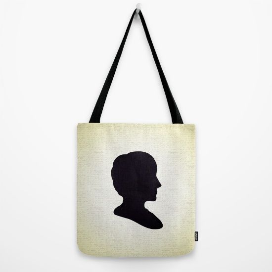 550x550 Ada Lovelace Silhouette Tote Bag Products Ada Lovelace