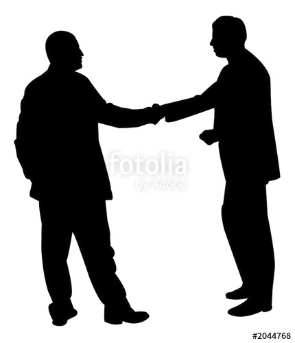 430x500 Handshake Silhouette Stock Photo And Royalty Free Images