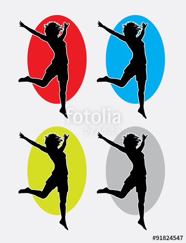 382x500 Happy Woman Silhouette Logo. Good Use For Symbol, Logo, Web Icon