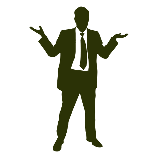 512x512 Businessman Happy Silhouette