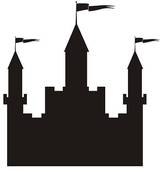 160x170 Haunted House Clip Art Black And White