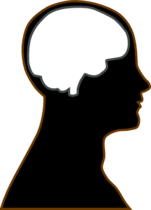 216x300 Silhouette Brain Clip Art