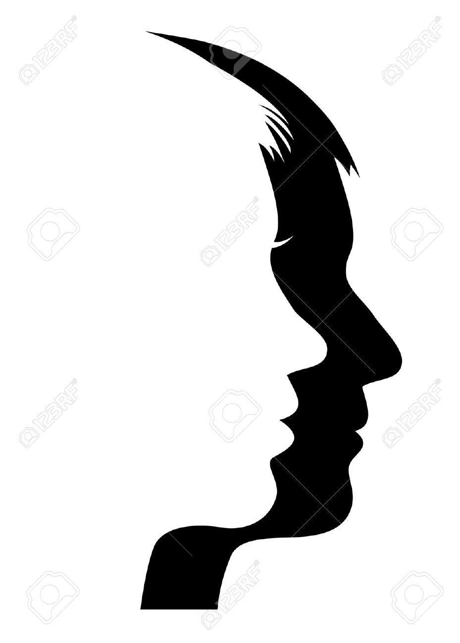 929x1300 Siloette Head Shoulders Outline Clipart Collection