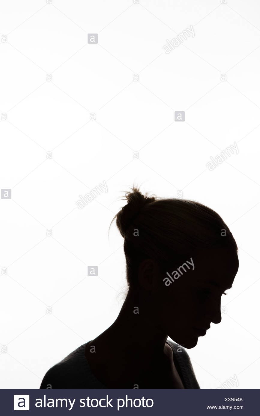 867x1390 Woman Silhouette Head Profile Stock Photos Amp Woman Silhouette Head