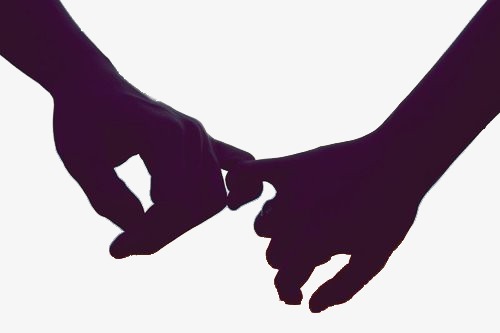 500x333 Holding Hands Silhouette, Retractors, Hand, Sketch Png Image