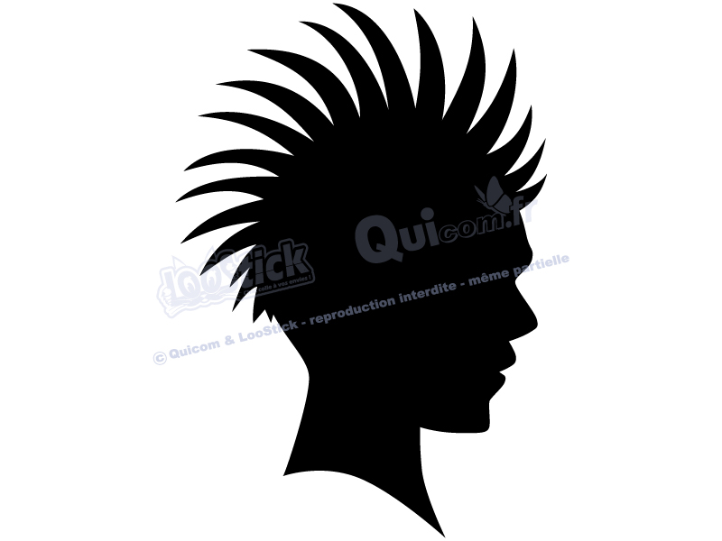 800x600 Stickers Silhouette Homme 20x29cm Pro