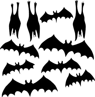 385x392 Fancy Halloween Party Decoration Horror Silhouette
