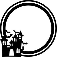 236x236 Haunted House Silhouette Halloween! Haunted Houses