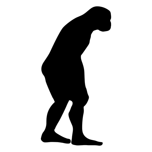 512x512 Evolution Of Human Work Silhouettes