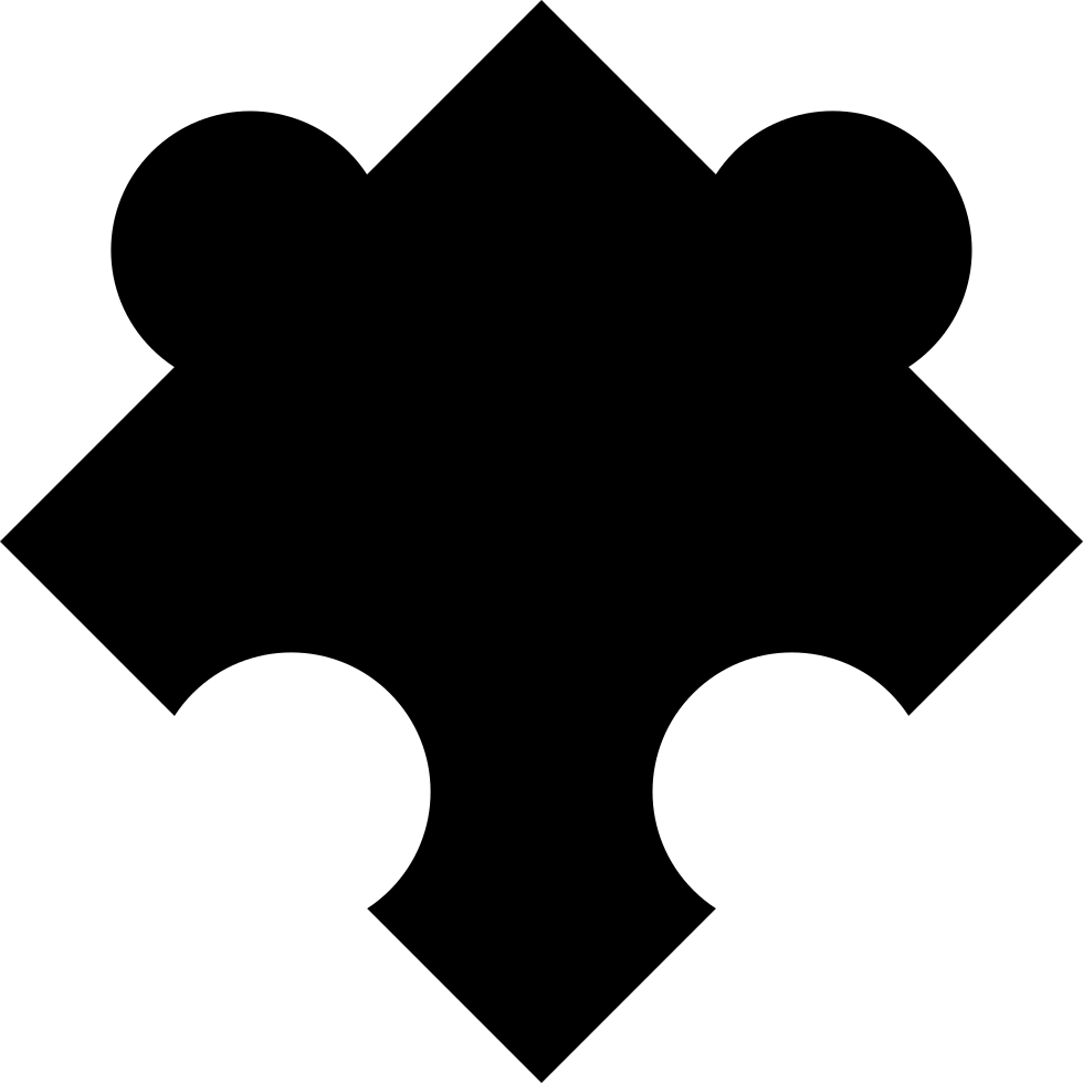 980x980 Puzzle Piece Black Silhouette Shape Svg Png Icon Free Download
