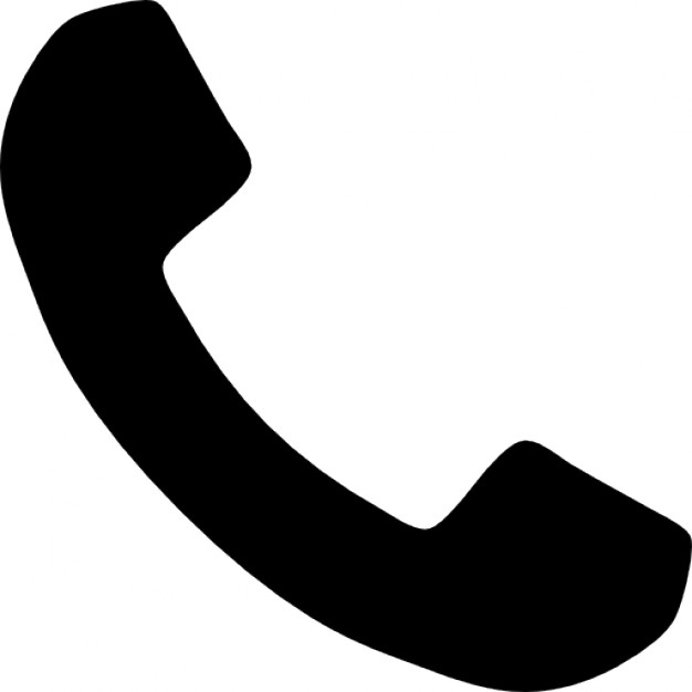 626x626 Telephone Handle Silhouette Icons Free Download