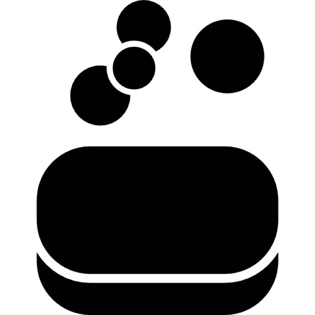 626x626 Soap With Bubbles Silhouette Icons Free Download