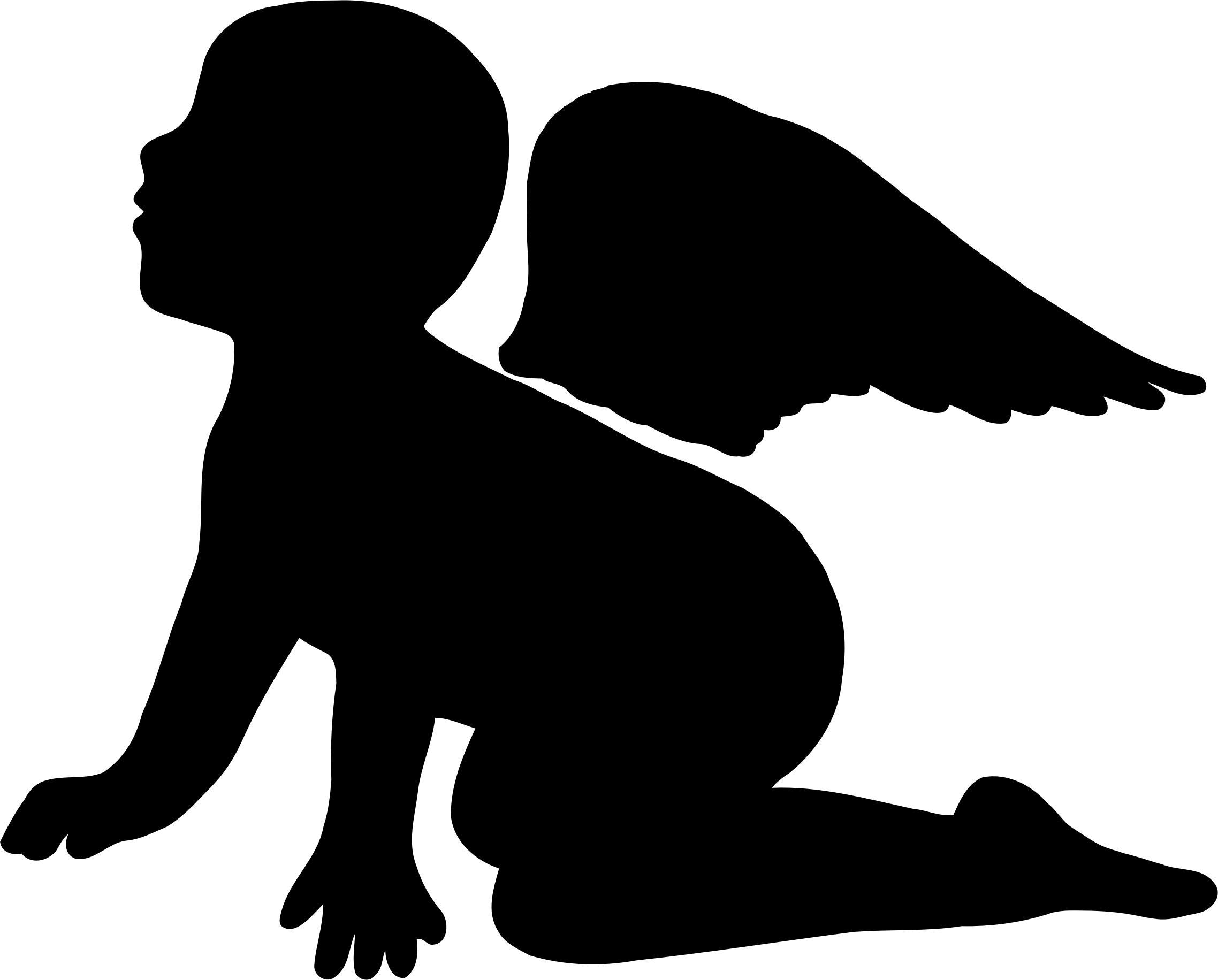 2276x1832 Cherub Silhouette Icons Png