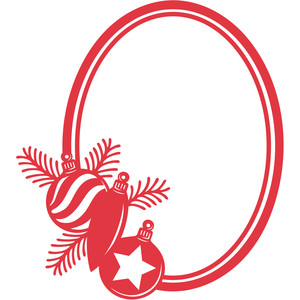 300x300 Silhouette Design Store Ornament Oval Frame Sophie Gallo Design