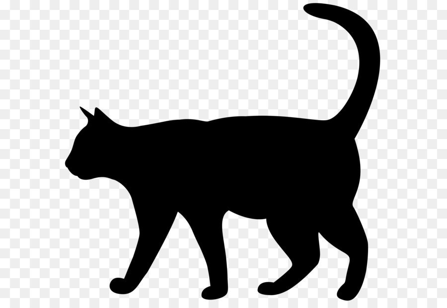900x620 Cat Silhouette Kitten Clip Art