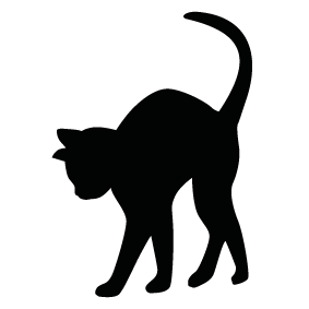 283x283 Cat Silhouette Silhouette Of Cat