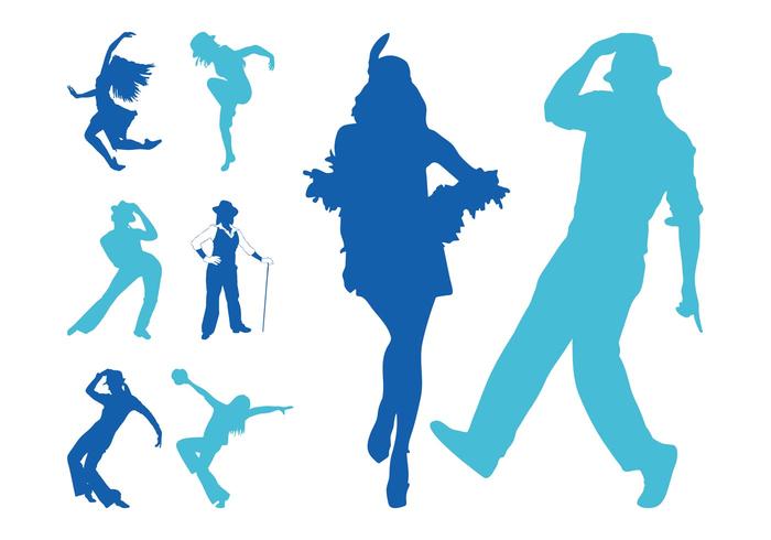 700x490 Jazz Dancers Silhouettes