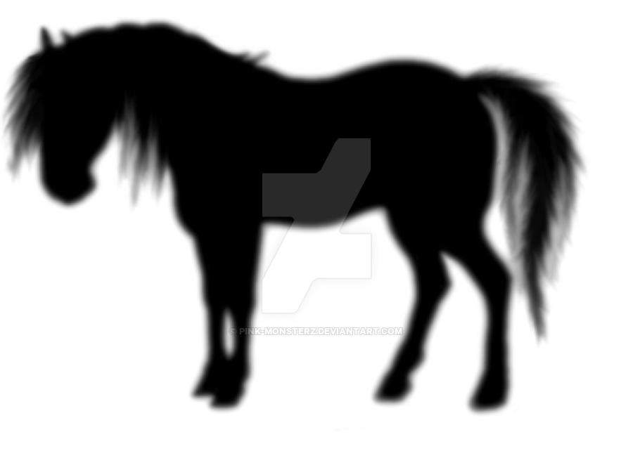 900x642 Pony Clipart Horse Shadow