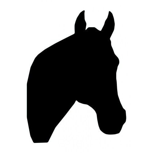 500x500 Draft Horse Silhouette Clip Art