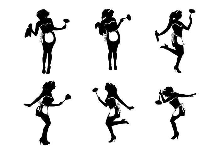 700x490 French Maid Silhouette