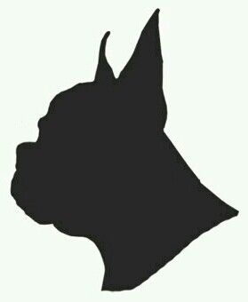 279x340 Adorable French Bull Terrier Silhouette Template Stencil